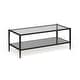 preview thumbnail 16 of 33, Hera 45'' Wide Rectangular Coffee Table with Mirror Shelf