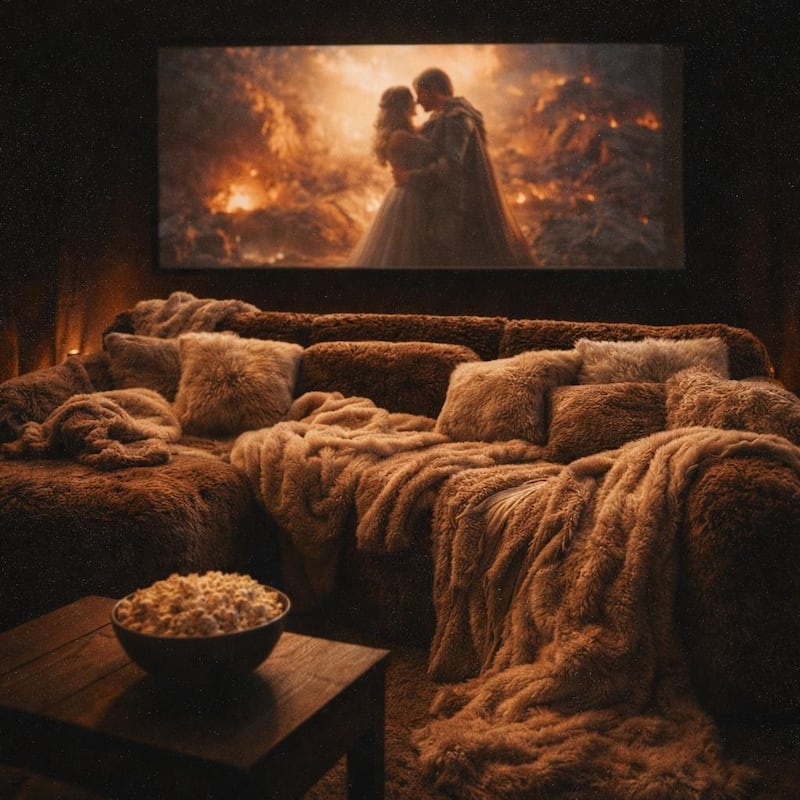 Homy Casa Chocolate Plush Fabric Non-Slip Modular Floor Sofa Sectional