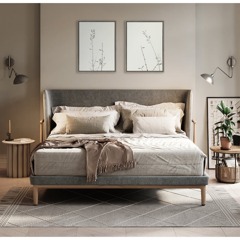 Kate and Laurel Sylvie Retro Botanicals Canvas by Stephanie Klatt