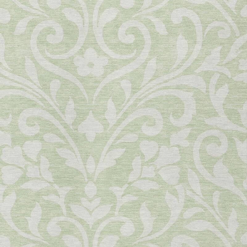 HomeRoots Floral Transitional Rectangle Outdoor Rug