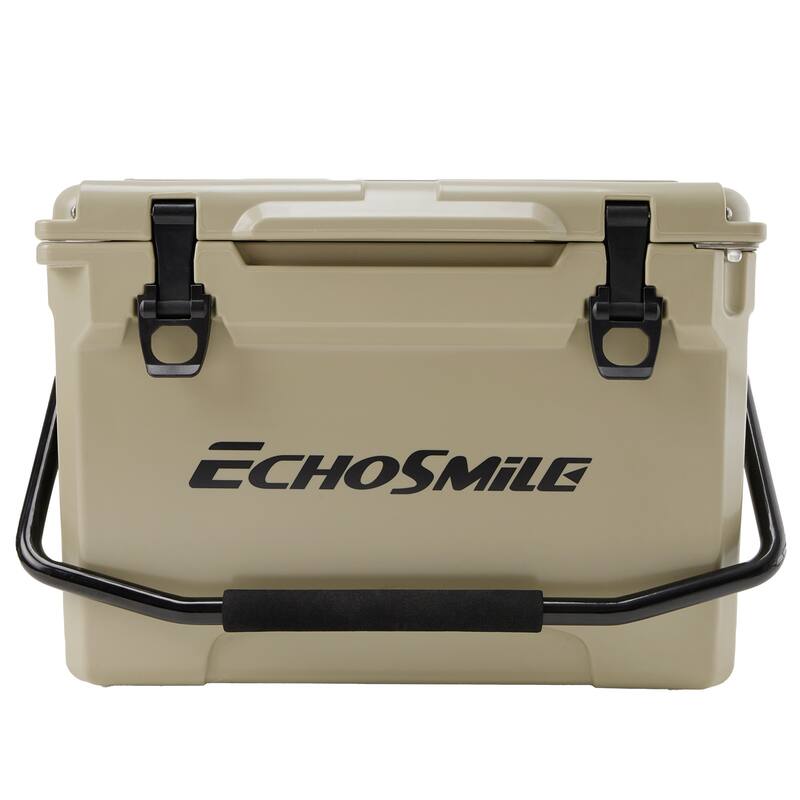 EchoSmile 25 qt. Rotomolded Cooler - Khaki
