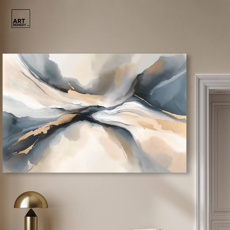 Dynamic Swirls I Canvas by Art Remedy, Gallery Wrapped