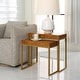 preview thumbnail 2 of 5, Uttermost Burl-esque Wooden Nesting Tables, Set of 2 - 24.5"W x 24.5"H x 12"D