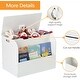 preview thumbnail 4 of 4, GIMMYFIVE Kids Toy Chest & Storage Organizer with Front Bookshelf