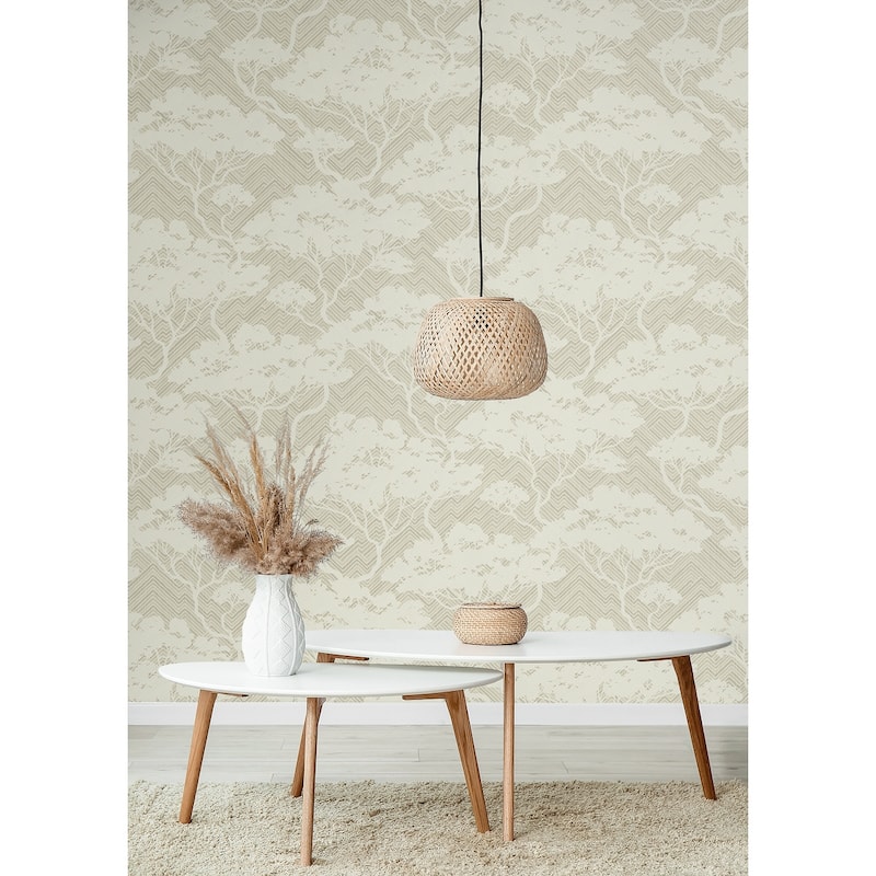 Seabrook Designs Nara Stringcloth Unpasted Wallpaper