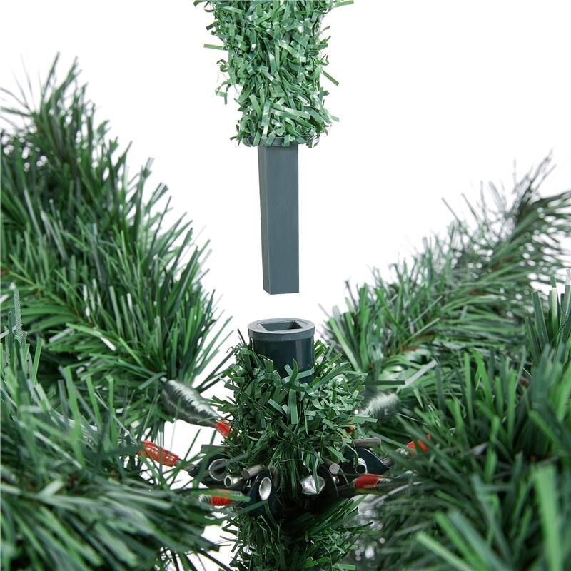 Yaheetech Premium Spruce Hinged Artificial Full Christmas Tree