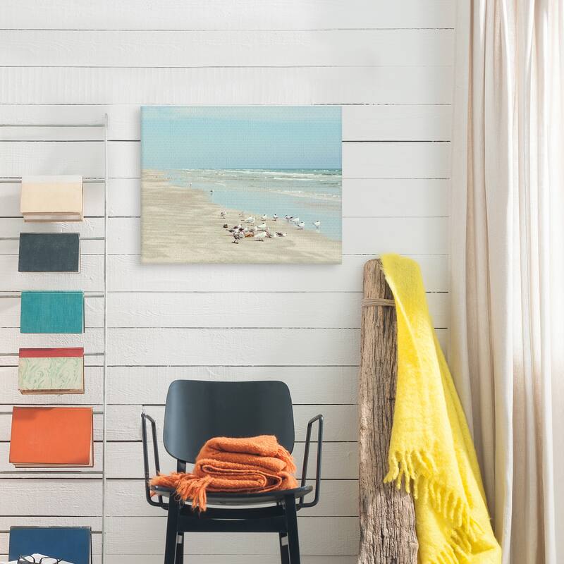 Padre Island Shore Birds by Danita Delimont Canvas Art Print