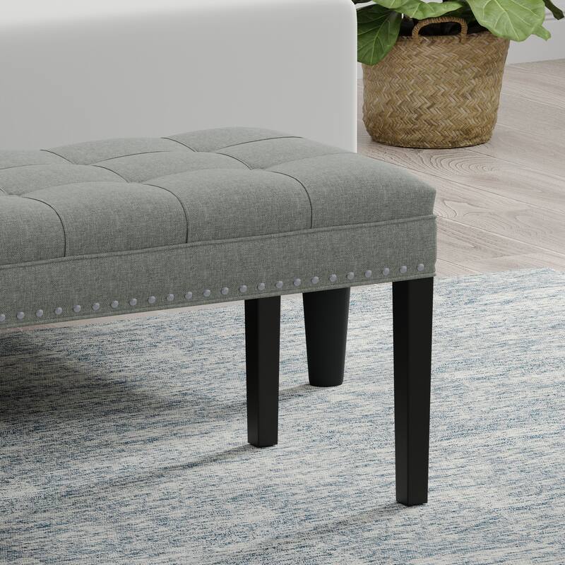 46.5" Upholstered Bench