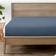 preview thumbnail 65 of 89, Bare Home Double Brushed Deep Pocket Fitted Sheet Full - Bering Sea