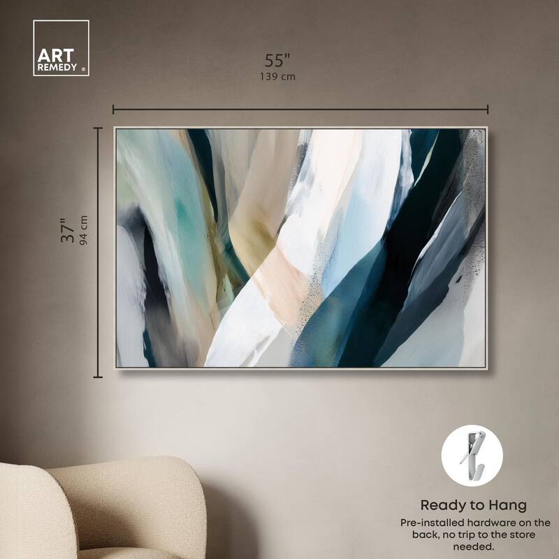 Sweeping Forms II Canvas by Art Remedy
