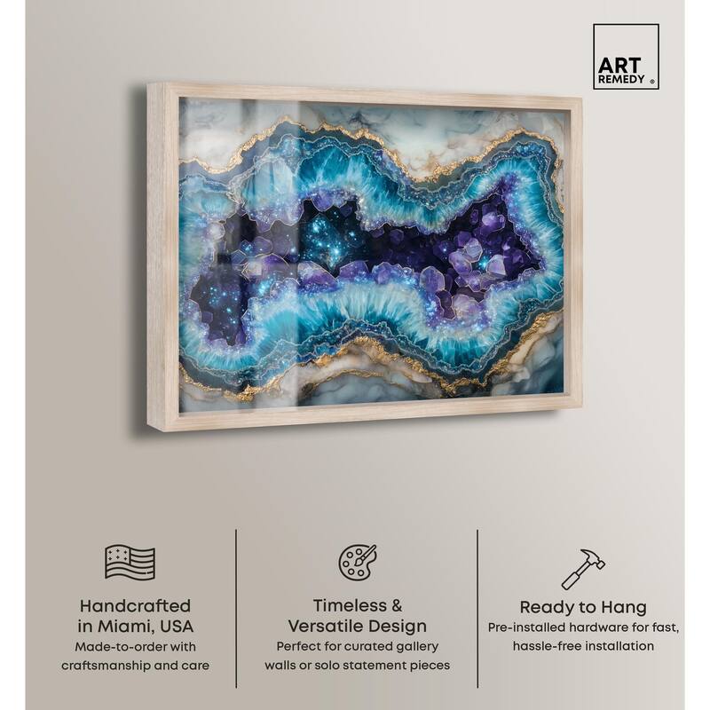 Stellar Shard Core Shadowbox by Art Remedy