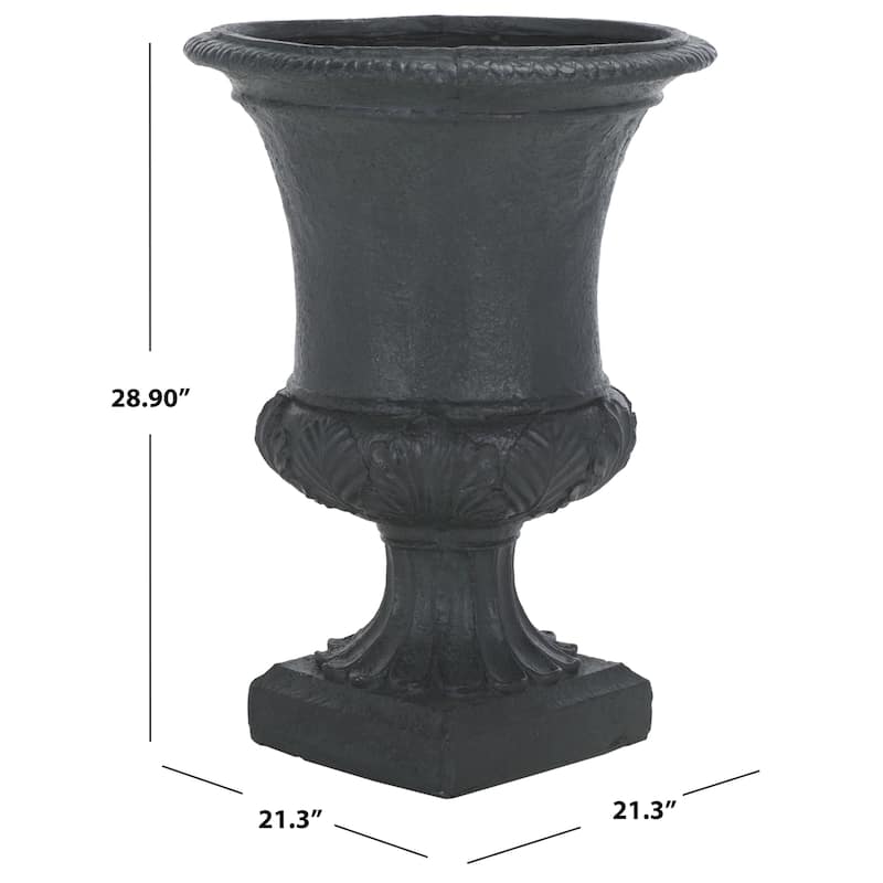 SAFAVIEH Outdoor Toprak Planter - 21" W x 21" D x 29" H - 21"W x 21"D x 29"H