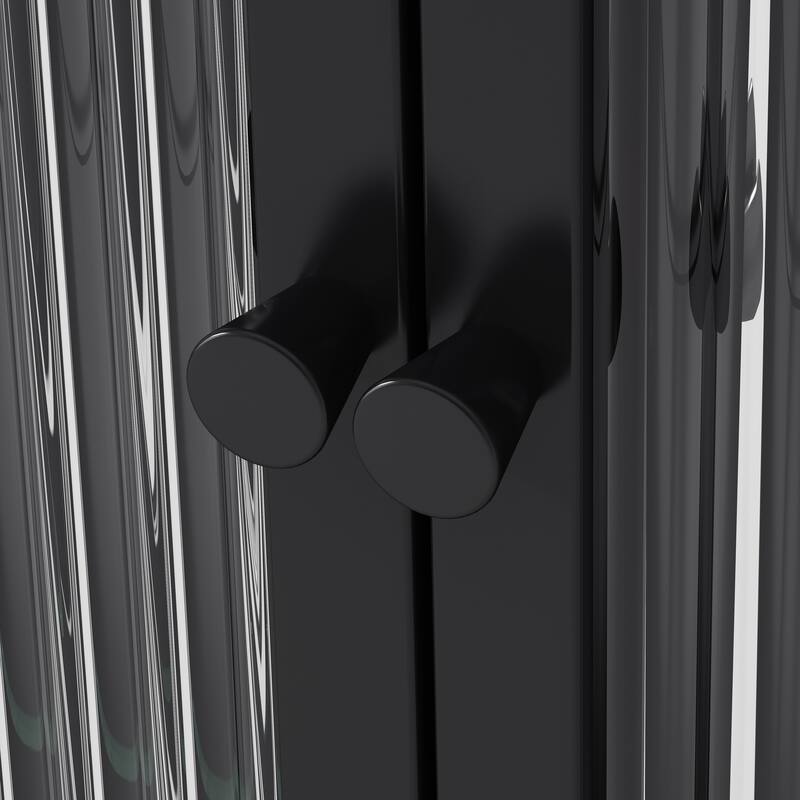 3 Door Arched Wall Mounted Glass Cabinets