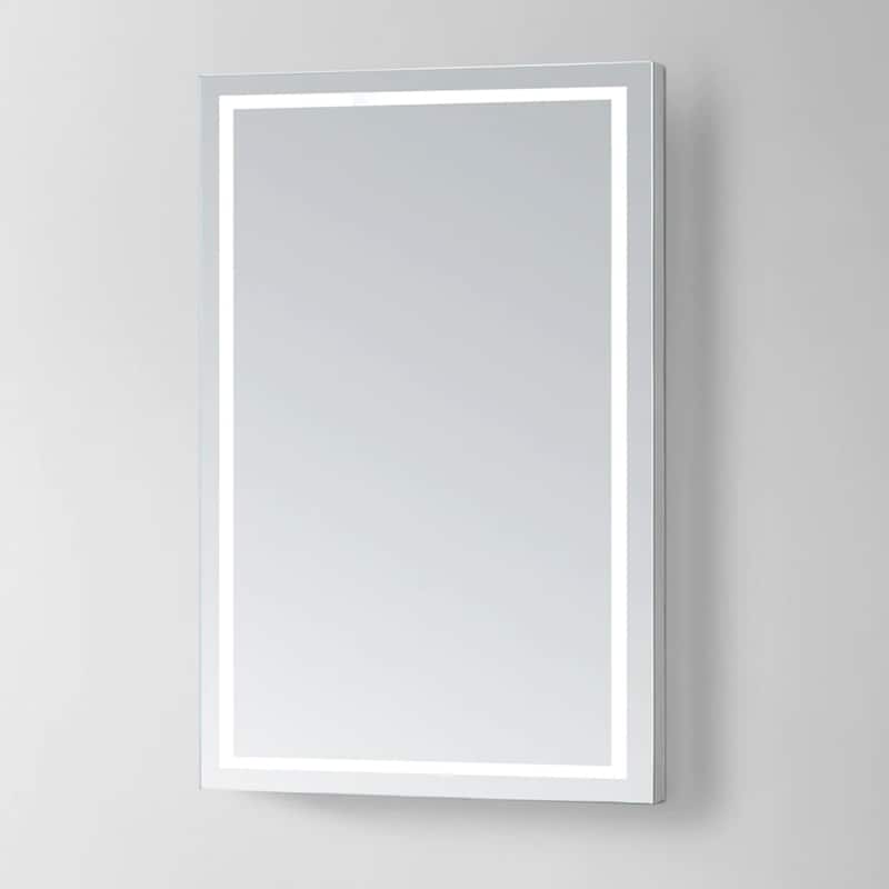 Modern Mirrors Aura Bathroom Mirror with LED Lights and Dimmer Switch