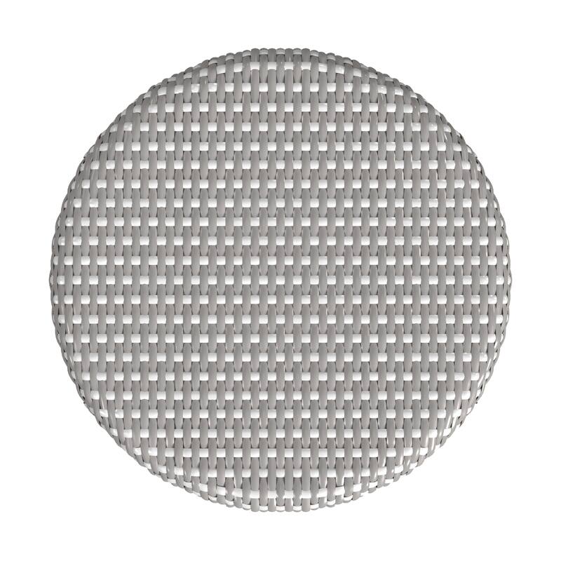 Tobias Rattan Round 18" Accent Stool