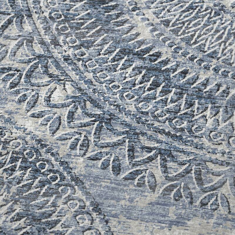 Premium Machine Washable ASB113 Global Medallion Sherpa Throw Blanket