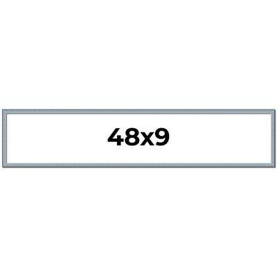 48x9 Frame Rustic Sky Blue Solid Wood Picture Frame | 0.75 Inch