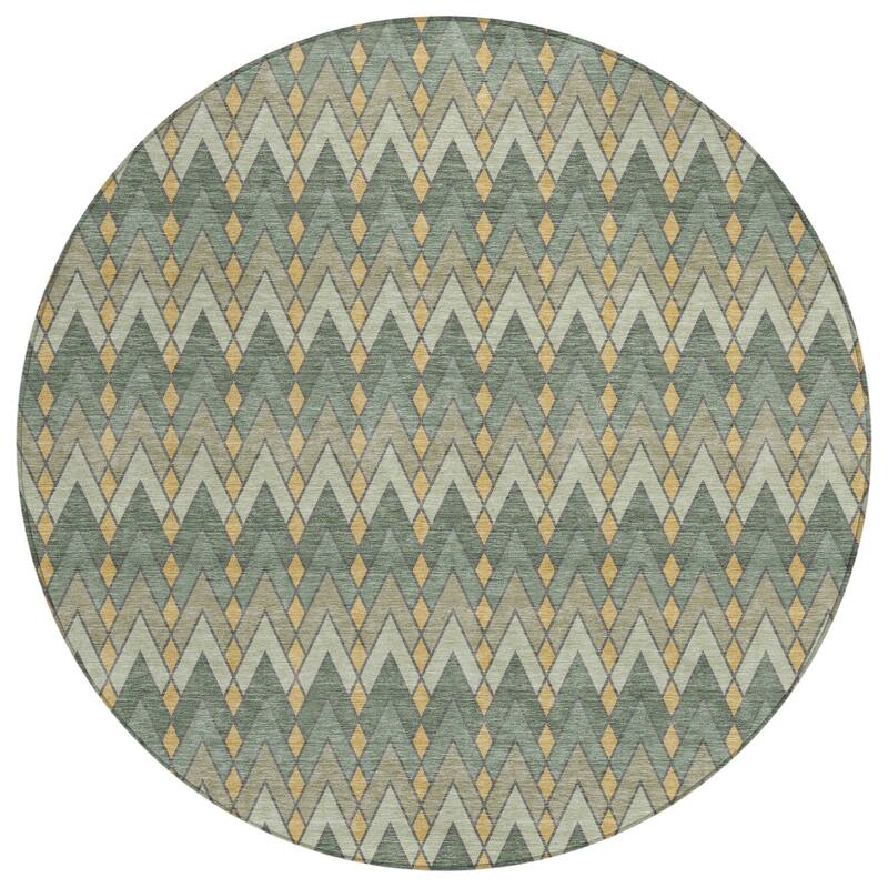 Machine Washable Indoor/ Outdoor Modern Baxter Chantille Rug