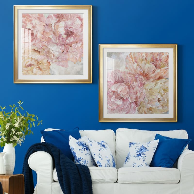 Contemporary Peonies I Premium Framed Print - Ready to Hang