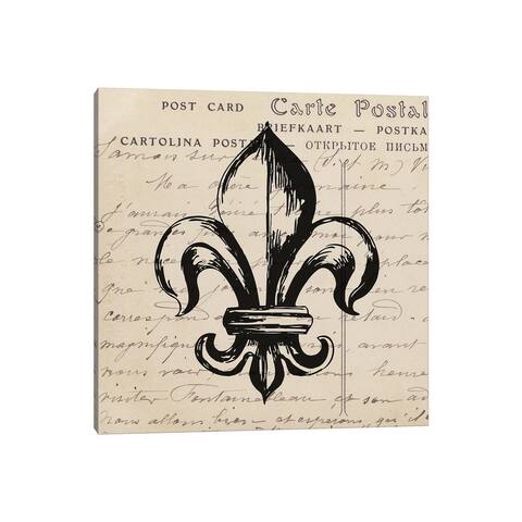 iCanvas "Fleur De Lis II" by Sabine Berg Canvas Print