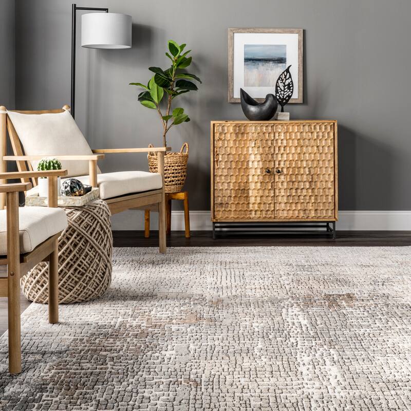 Nuloom Tara Contemporary Abstract Tile Area Rug