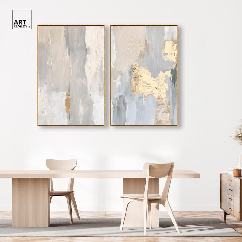 Gilded Driftwood I Canvas Set of 2 by Art Remedy