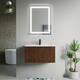 Option Walnut with Ceramic Basin