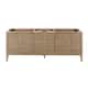 Option Whitewashed Walnut Cabinet Base Only - No Top