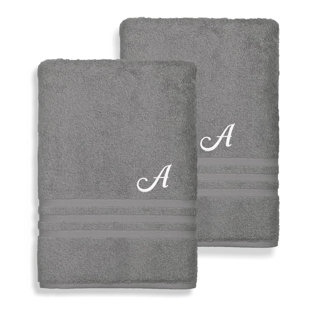 Authentic Hotel and Spa 100% Turkish Cotton 2PC Denzi Bath Towel Set