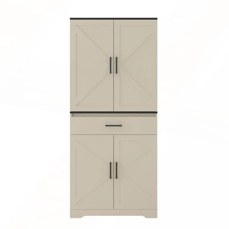 Modern Wooden Cabinet with LEDs