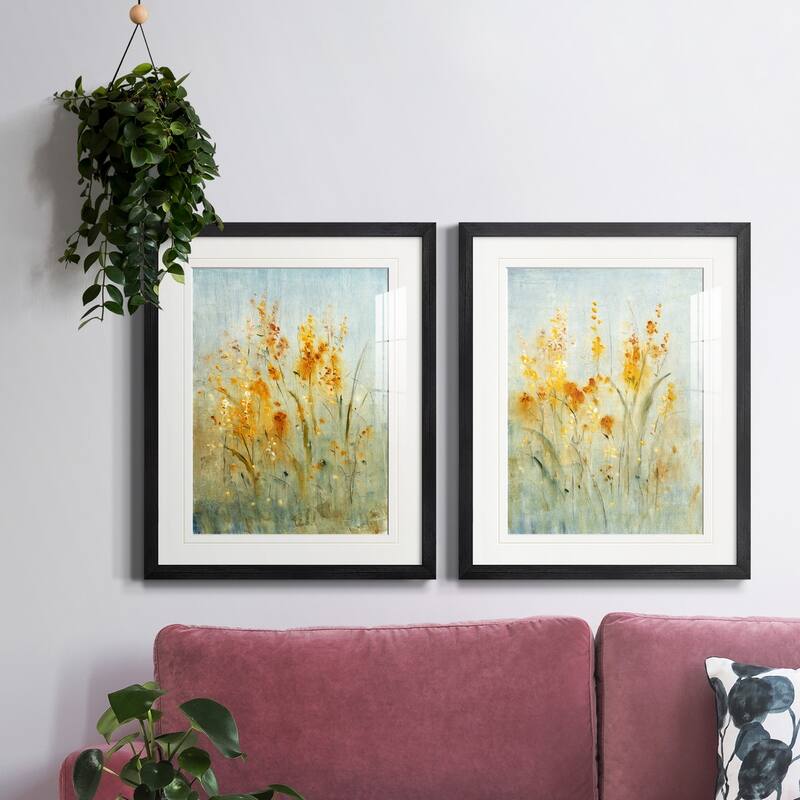 Spray of Wildflowers I Premium Framed Print - Ready to Hang - Multi-Color