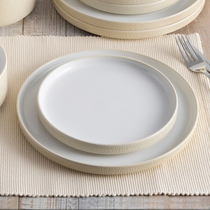 Noritake Colortex Stone Set Of 4 Stax Salad Plates, 7-1/2"