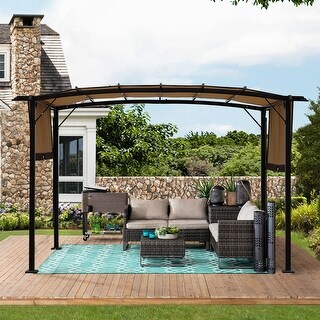 Outdoor Gazebo Retractable Shade Canopy
