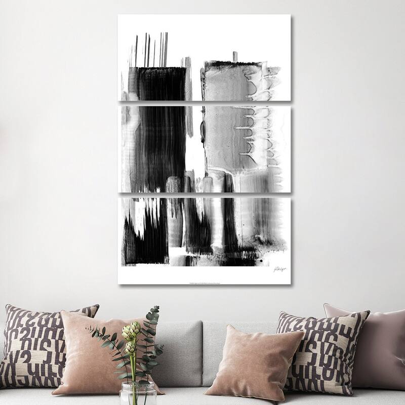 iCanvas "Night City I" by Ethan Harper 3-Piece Canvas Wall Art Set - 60x40x1.5