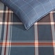 preview thumbnail 8 of 8, Eddie Bauer Shasta Lake Reversible Navy Duvet Cover Set
