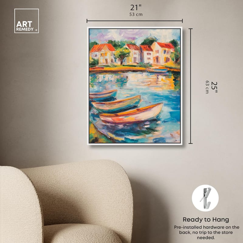 Bayside Calm II Canvas by Art Remedy