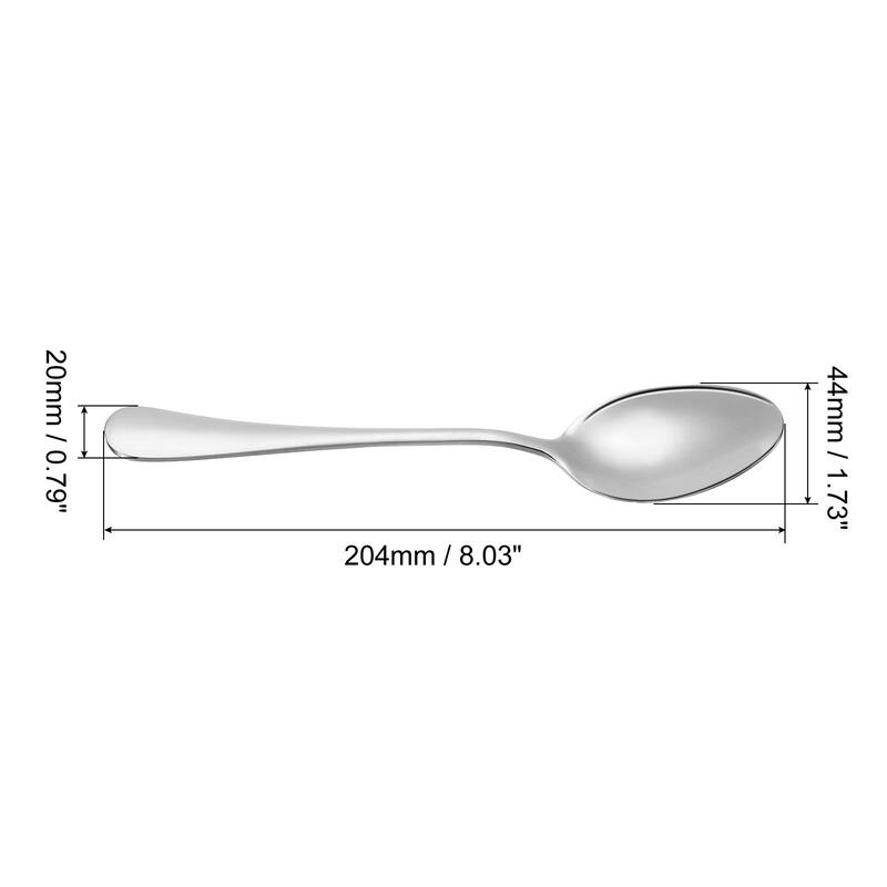 Metal Spoons, Stainless Steel Spoon for Home Kitchen Restaurant