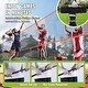 preview thumbnail 9 of 9, Orange Steel and PE Adjustable Volleyball Net, Weatherproof, Portable and Quick Setup