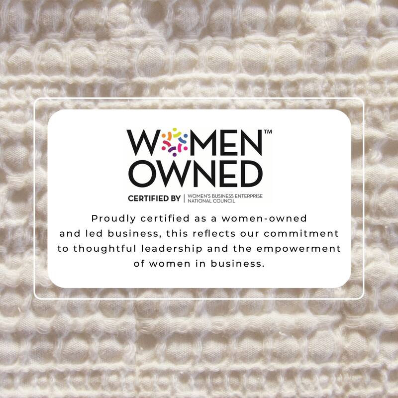 Linery & Co. 100% Cotton Honeycomb Waffle Garment Washed Quilt Set.