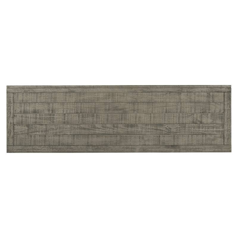 Sideboard Cabinet with Pine Veneer Finish, Designed Storage Buffet with Adjustable Shelves