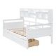 preview thumbnail 36 of 37, Twin Size Daybed with Drawers, Wood Twin Daybed with Bedside Shelf