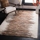 preview thumbnail 1 of 12, SAFAVIEH Handmade Studio Shefkije Natural Hide Leather Rug 10' x 14' - Ivory/Brown - Rectangle