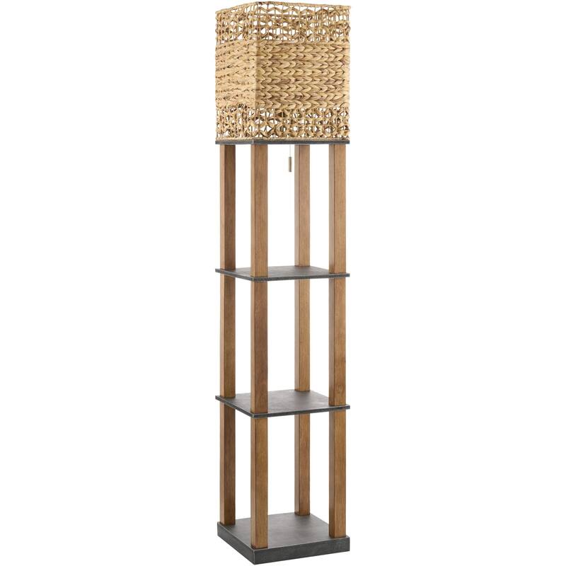 Livabliss Civita Global Tray Table Floor Lamp - 70"H x 13"W x 13"D