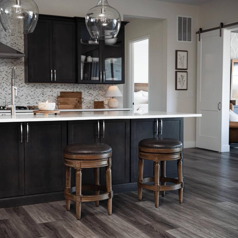 Maven Lane Pullman Backless Swivel Kitchen Stool