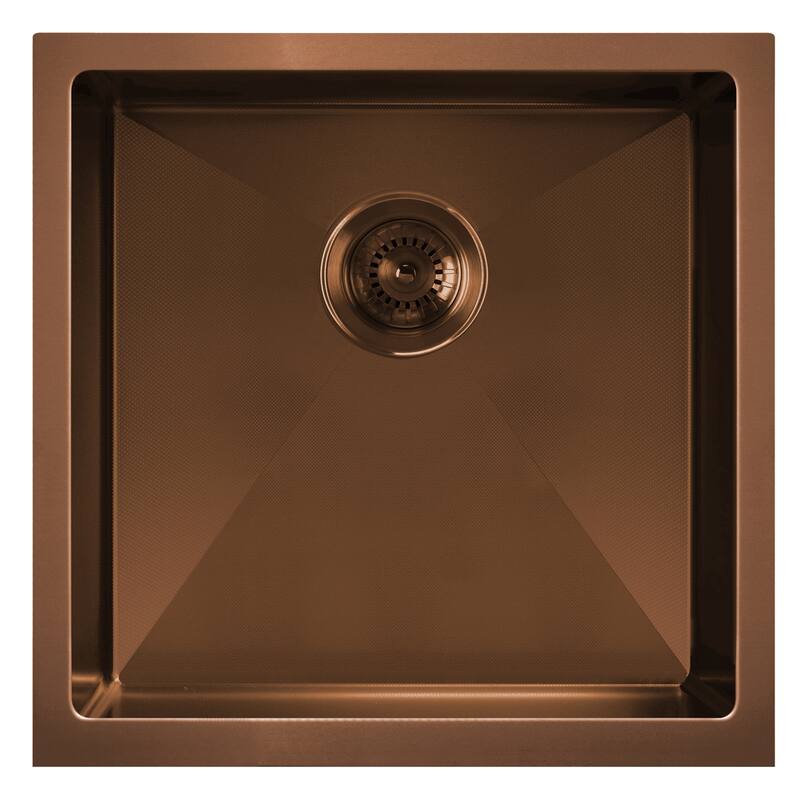 Whitehaus Noah Plus 17-3/4" Single Basin Kitchen Sink for Undermount