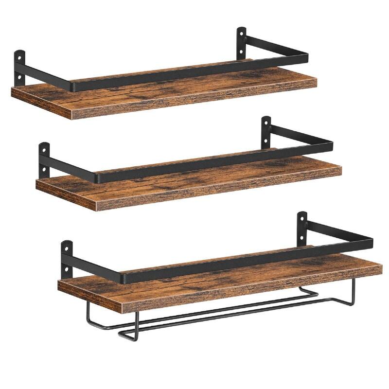 Wall Mounted Wine Rack 3 Pack - 14.6"L x 5.9"W x 4"H