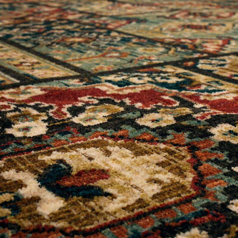 Mohawk Home Abbotts Lake Ornamental Patchwork Tile Area Rug