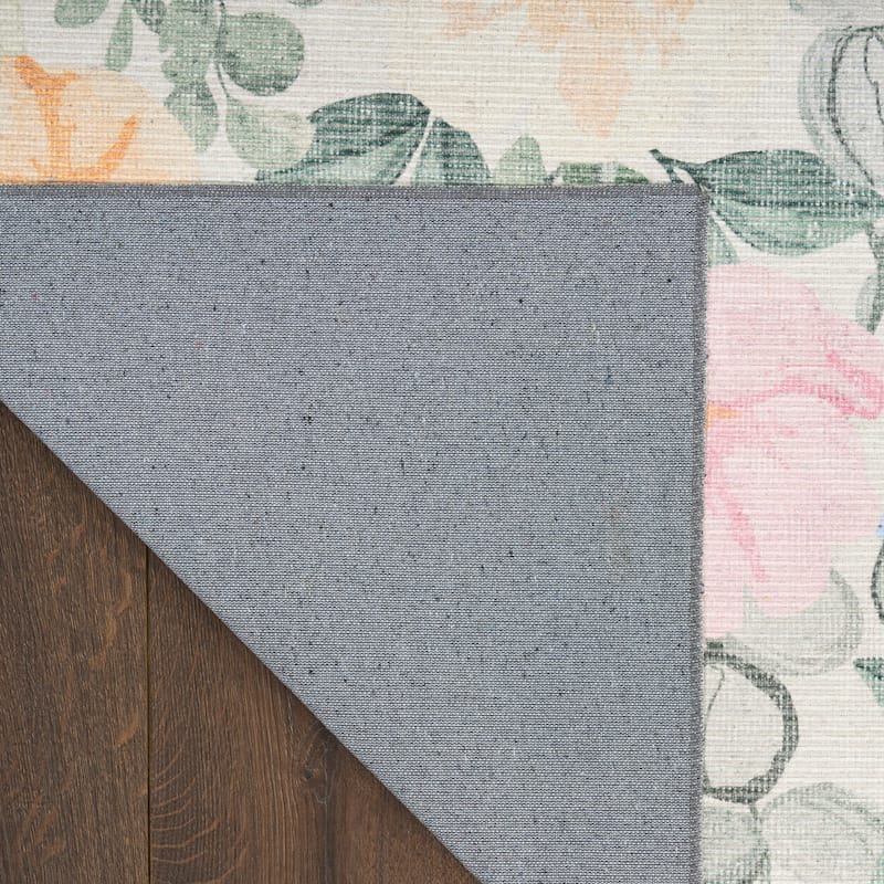 Nourison Botanical Washables Indoor only Floral Area Rug