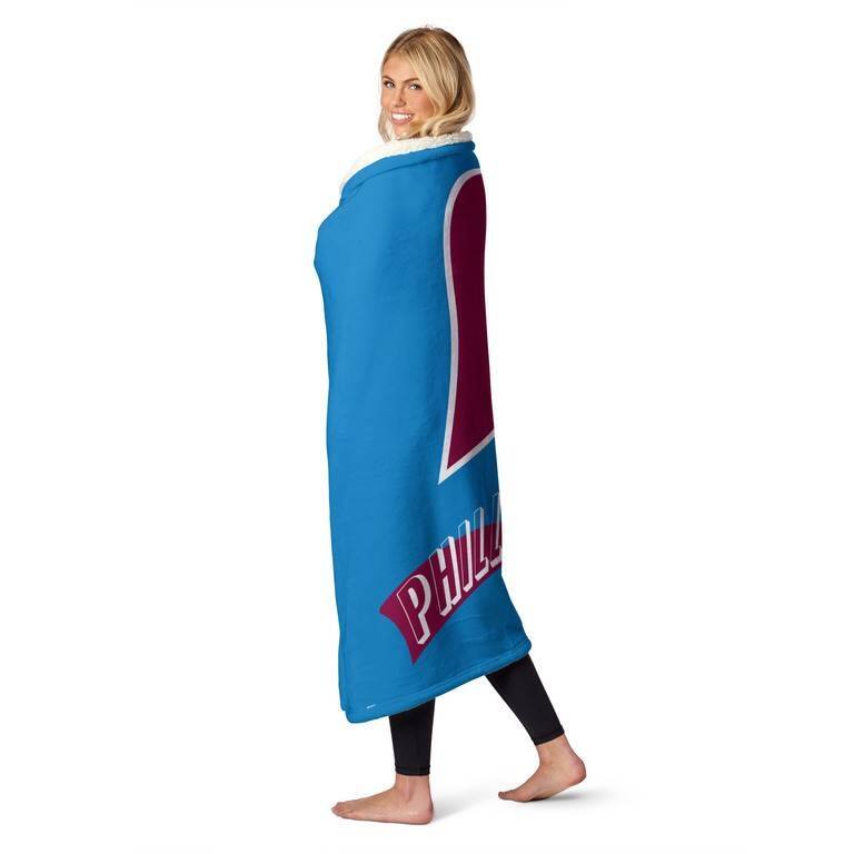 MLB CC Throwback Silk Touch Sherpa Throw Blanket