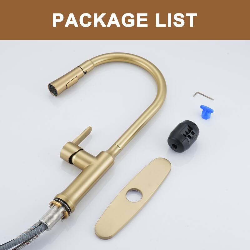 Kitchen Faucet Single-Handle Pull-Out Sprayer Kitchen Sink Faucet
